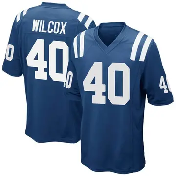 Men's Chris Wilcox Indianapolis Colts Game Royal Blue Team Color Jersey