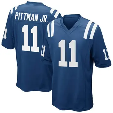 Men's Michael Pittman Jr. Indianapolis Colts Game Royal Blue Team Color Jersey