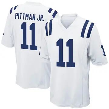 Men's Michael Pittman Jr. Indianapolis Colts Game White Jersey