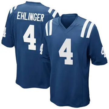 Men's Sam Ehlinger Indianapolis Colts Game Royal Blue Team Color Jersey