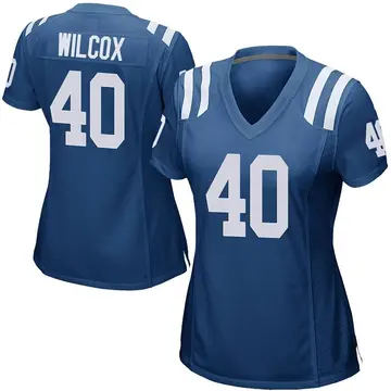 Women's Chris Wilcox Indianapolis Colts Game Royal Blue Team Color Jersey