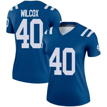 Women's Chris Wilcox Indianapolis Colts Legend Royal Jersey