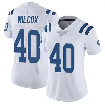 Women's Chris Wilcox Indianapolis Colts Limited White Vapor Untouchable Jersey