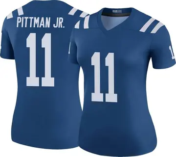 Women's Michael Pittman Jr. Indianapolis Colts Legend Royal Color Rush Jersey
