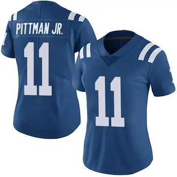 Women's Michael Pittman Jr. Indianapolis Colts Limited Royal Team Color Vapor Untouchable Jersey