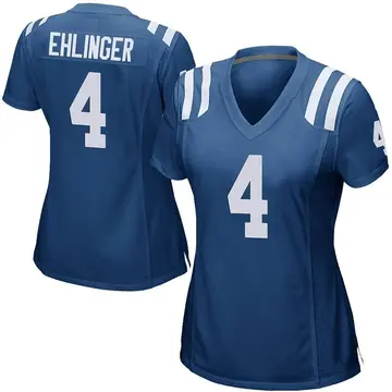 Women's Sam Ehlinger Indianapolis Colts Game Royal Blue Team Color Jersey