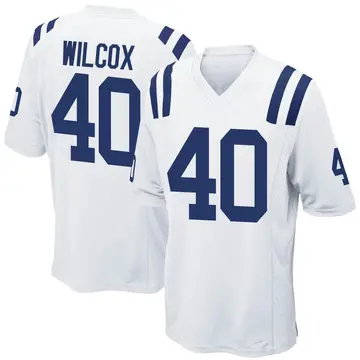 Youth Chris Wilcox Indianapolis Colts Game White Jersey