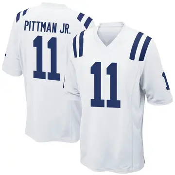 Youth Michael Pittman Jr. Indianapolis Colts Game White Jersey