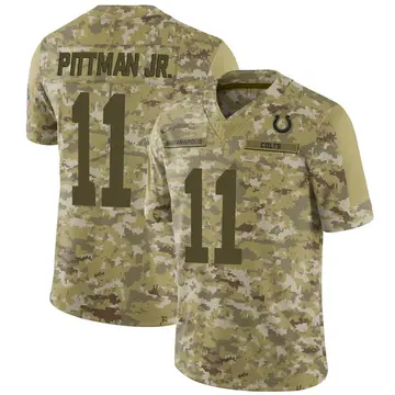 Youth Michael Pittman Jr. Indianapolis Colts Limited Camo 2018 Salute to Service Jersey