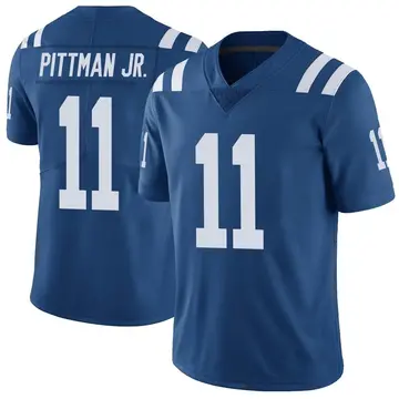 Youth Michael Pittman Jr. Indianapolis Colts Limited Royal Color Rush Vapor Untouchable Jersey
