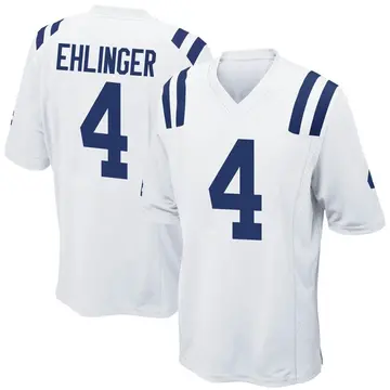 Youth Sam Ehlinger Indianapolis Colts Game White Jersey